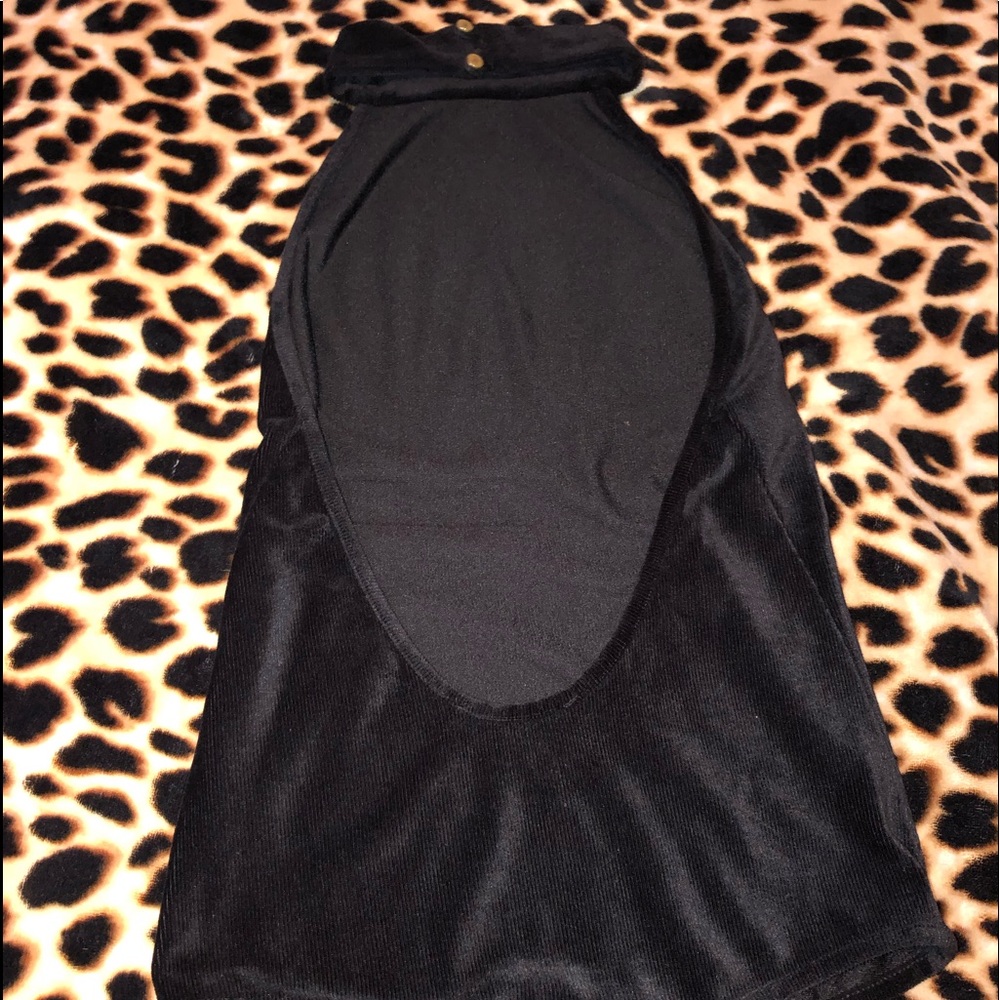 Black Velour Body suit